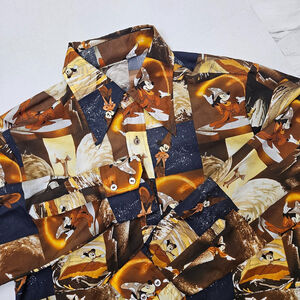 Vintage Kennington Disney Fantasia Mickey Sorcerer Shirt Retro **NO SIZE TAG**